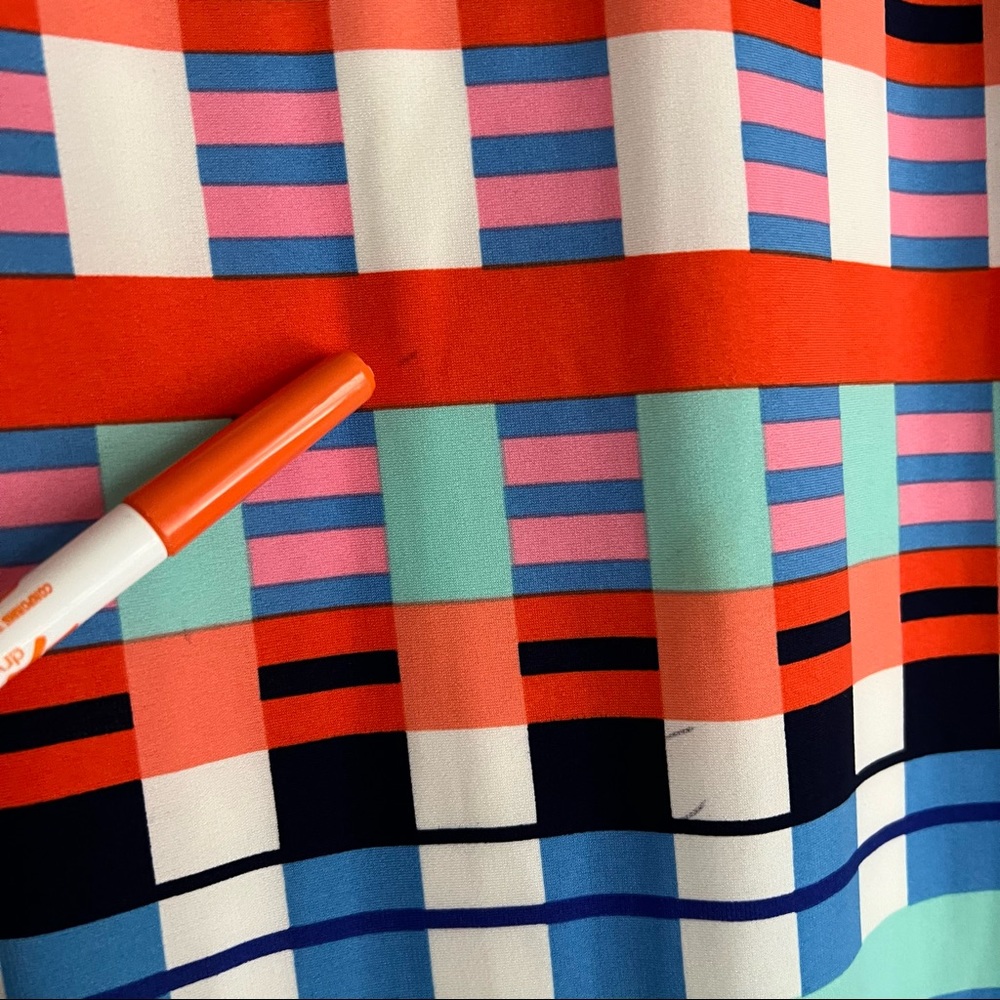 Eliza J Mixed Striped Shift Dress size 12P - Picture 5 of 10